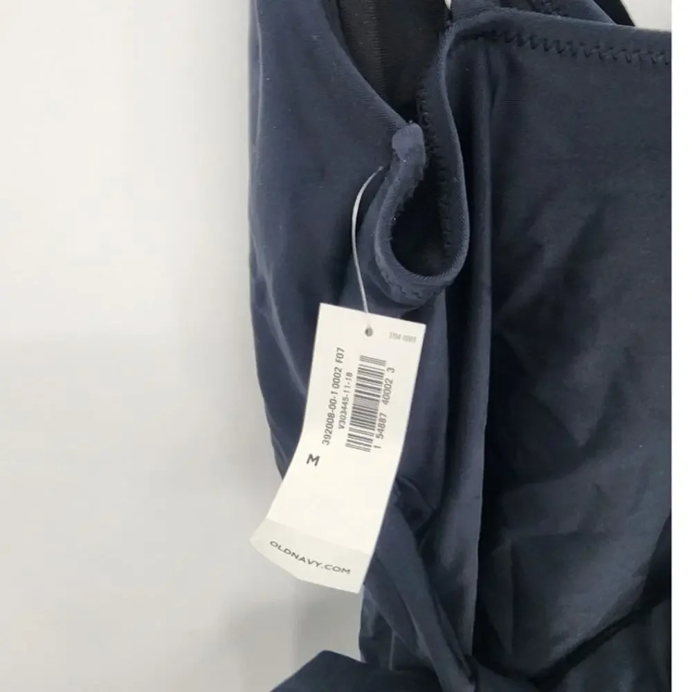 Old Navy Wrap Style Black One Piece Swimsuit‎ Size Medium
